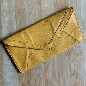 Steve Madden Yellow Clutch